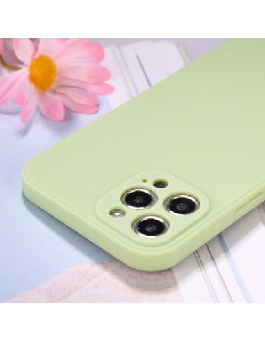 Cover iPhone 12 Pro Max TPU Nero Verde | Melacompro