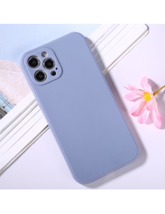 Cover iPhone 12 Pro Max TPU Magic Cube Frosted Nero Viola