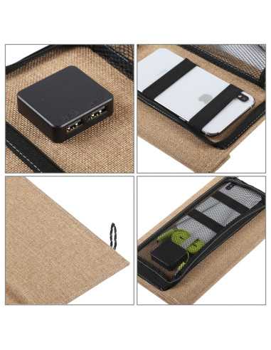 Caricatore Solare 14W Pieghevole Giallo | Melacompro