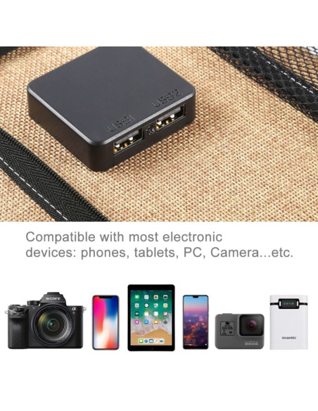 Caricatore Solare 14W Pieghevole Giallo | Melacompro