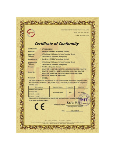 Caricatore Solare 14W Pieghevole Giallo | Melacompro