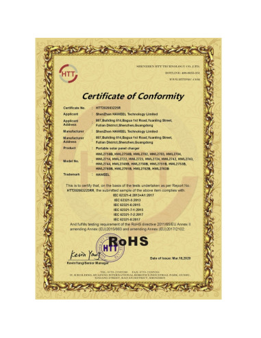 Caricatore Solare 14W Pieghevole Giallo | Melacompro