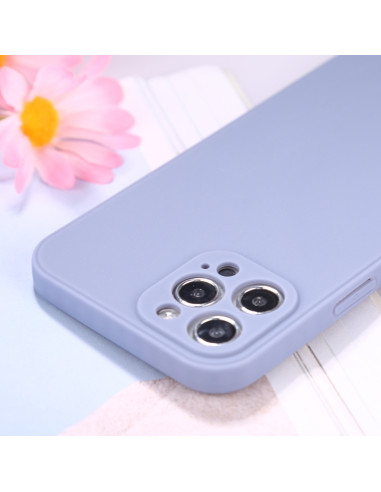 Cover iPhone 12 Pro Max TPU Nero Viola | Melacompro