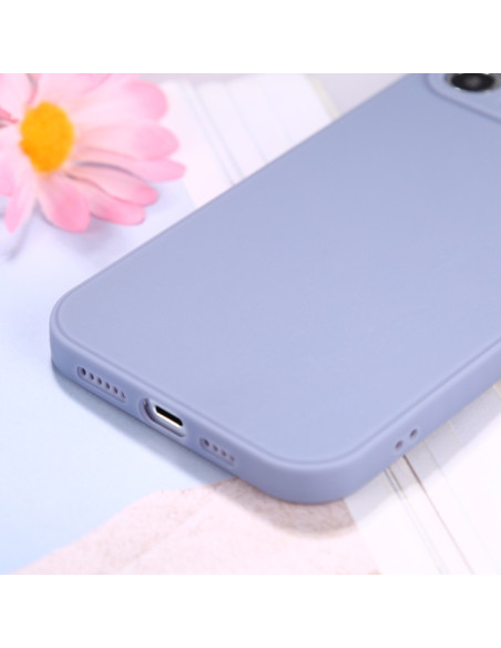 Cover iPhone 12 Pro Max TPU Nero Viola | Melacompro