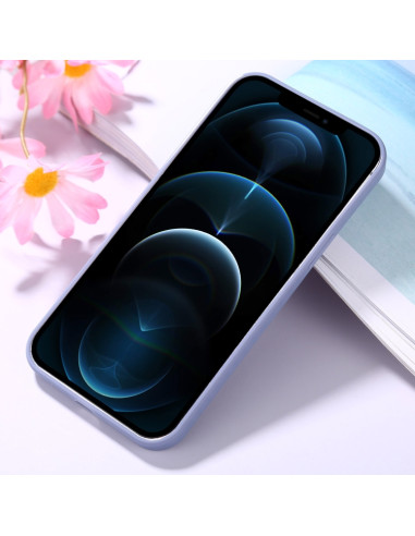 Cover iPhone 12 Pro Max TPU Nero Viola | Melacompro