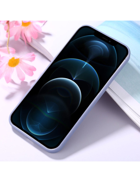 Cover iPhone 12 Pro Max TPU Nero Viola | Melacompro