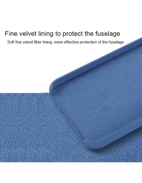 Cover iPhone SE 2020 Silicone Viola Blu | Melacompro