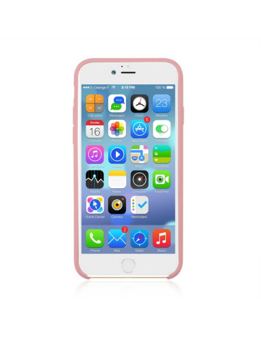 Cover iPhone SE 2020 Silicone Viola Rosa | Melacompro