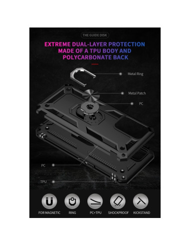 Cover Oppo A54 4G TPU + PC Antiurto Nero | Melacompro