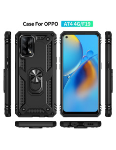 Cover Oppo A74 4G TPU PC Nero | Melacompro