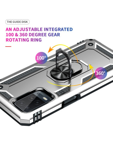 Cover Realme C21 TPU PC Nero Antiurto Grigio | Melacompro