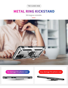 Cover Realme C21 TPU PC Nero Antiurto Grigio | Melacompro 2