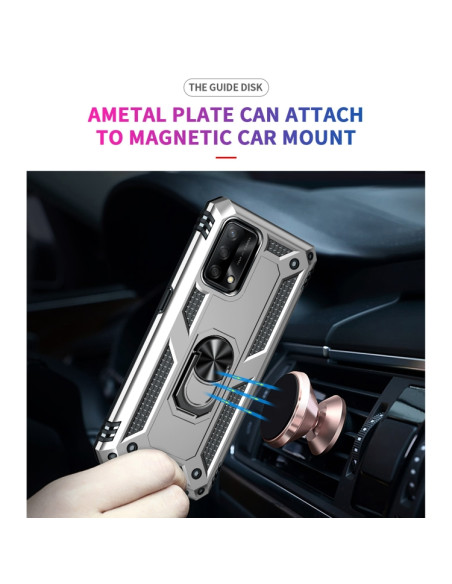 Cover Realme C21 TPU PC Nero Antiurto Grigio | Melacompro