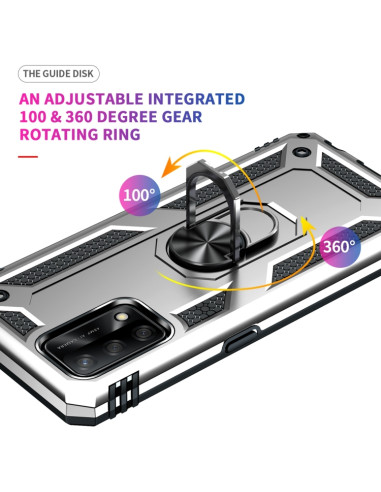 Cover Realme C21 TPU PC Nero Antiurto Grigio | Melacompro