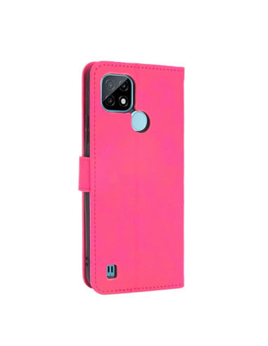 Cover Oppo Realme C21 PU Leather Flip Rosso | Melacompro