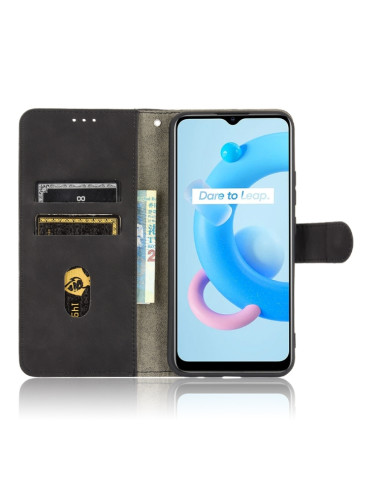 Cover Oppo Realme C21 PU Leather Flip Nero | Melacompro