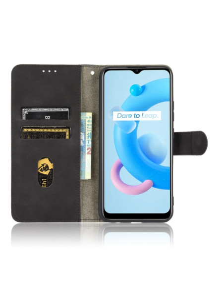 Cover Oppo Realme C21 PU Leather Flip Nero | Melacompro