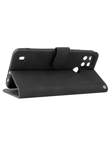 Cover Oppo Realme C21 PU Leather Flip Nero | Melacompro