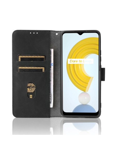 Cover Oppo Realme C21 PU Leather Flip Nero | Melacompro