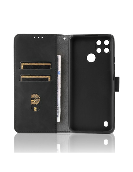 Cover Oppo Realme C21 PU Leather Flip Nero | Melacompro