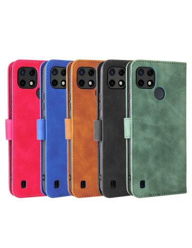 Cover Oppo Realme C21 PU Leather Flip Nero | Melacompro