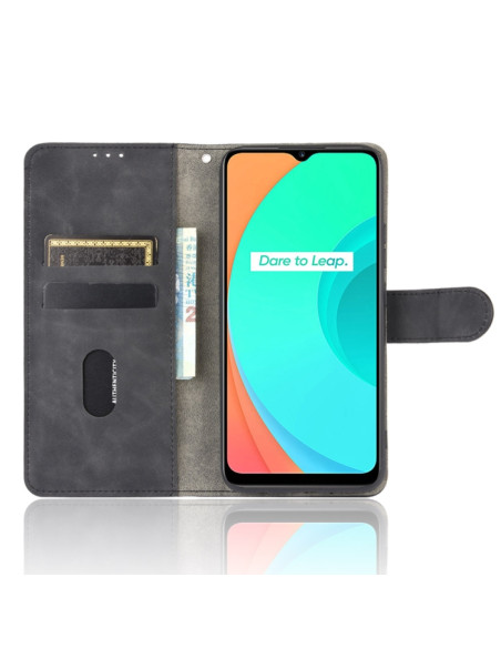 Cover Oppo Realme C21 PU Leather Flip Nero | Melacompro