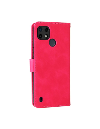 Cover Oppo Realme C21 PU Leather Flip Rosso | Melacompro