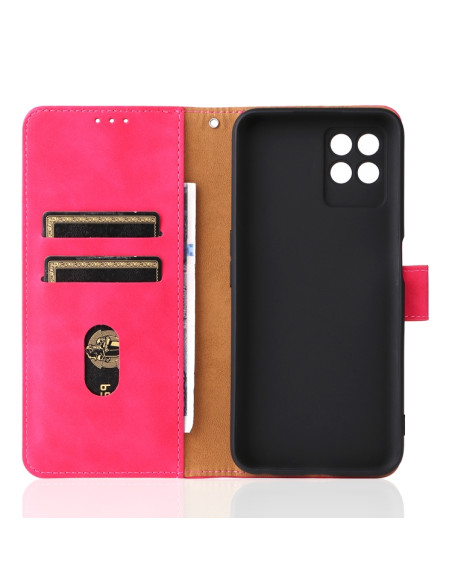 Cover Oppo Realme 8i PU Flip Pelle Nero | Melacompro