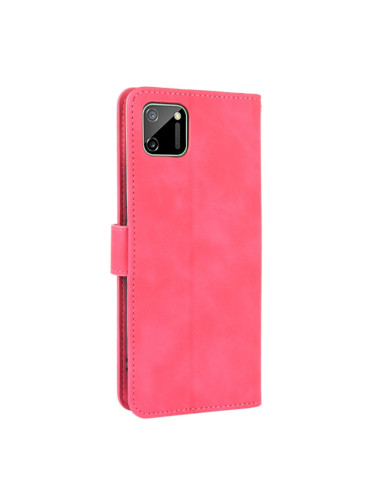 Cover Oppo Realme C21 PU Leather Flip Rosso | Melacompro