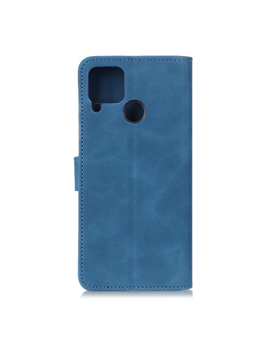 Cover Oppo Realme C11 PU + TPU Flip Blu | Melacompro
