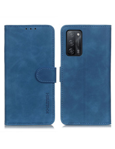 Cover Oppo Realme C11 PU + TPU Flip con Portafoglio Blu