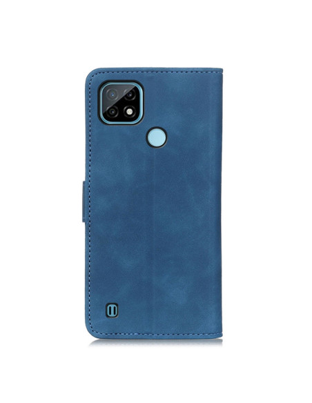 Cover Oppo Realme C11 PU + TPU Flip Blu | Melacompro