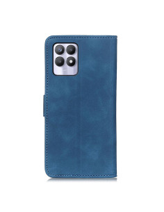 Cover Oppo Realme C11 PU + TPU Flip Blu | Melacompro 2