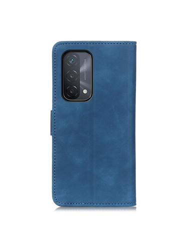 Cover Oppo Realme C21 PU Leather Flip Blu | Melacompro