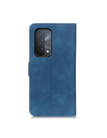 Cover Oppo Realme C21 PU Leather Flip Blu | Melacompro