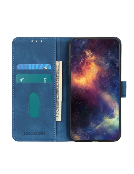 Cover Oppo Realme C21 PU Leather Flip Blu | Melacompro