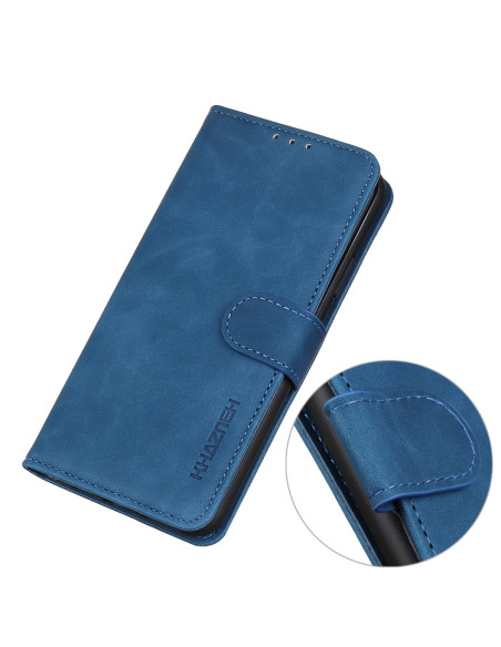 Cover Oppo Realme C21 PU Leather Flip Blu | Melacompro