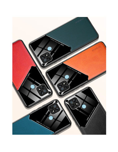 Cover Oppo Realme C21 Pelle Nero | Melacompro