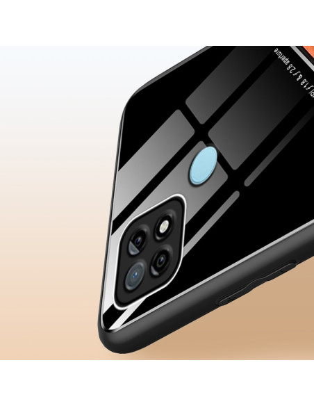 Cover Oppo Realme C21 Pelle Nero | Melacompro