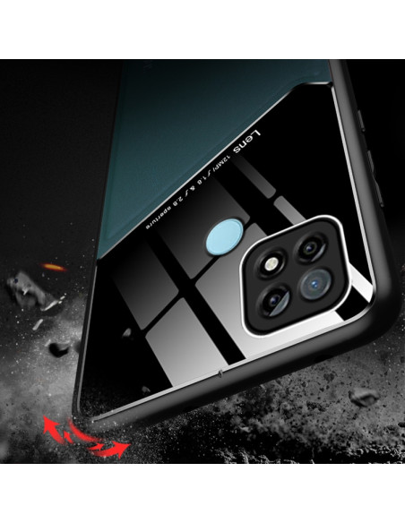 Cover Oppo Realme C21 Pelle Nero | Melacompro