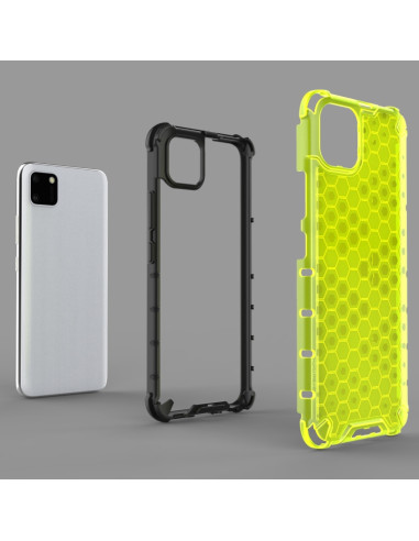 Cover Realme C21 TPU PC Nero Antiurto Verde | Melacompro