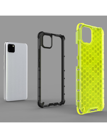 Cover Realme C21 TPU PC Nero Antiurto Verde | Melacompro