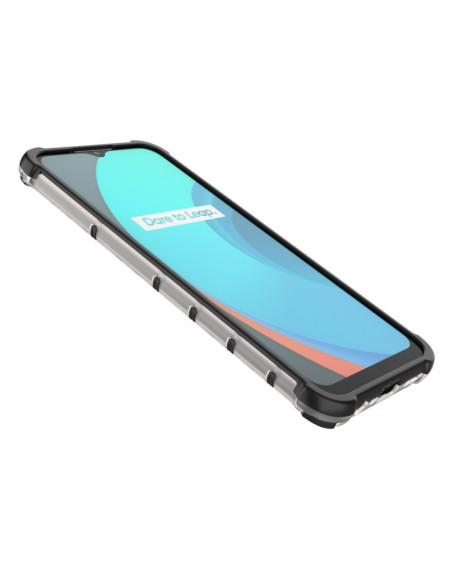 Cover Realme C21 TPU PC Nero Antiurto Verde | Melacompro