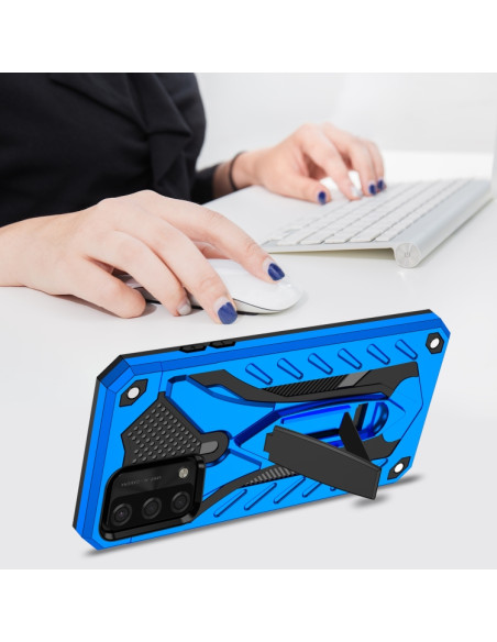 Cover Realme C21 TPU PC Nero Antiurto Blu | Melacompro