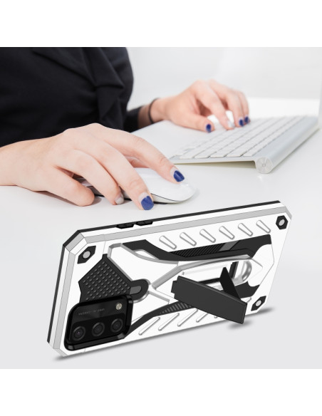 Cover Realme C21 TPU PC Nero Antiurto Grigio | Melacompro