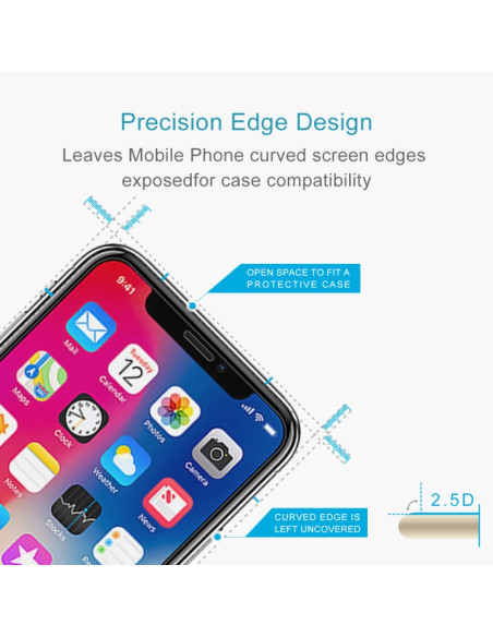 Tempered Glass iPhone XS / X 9H | Melacompro