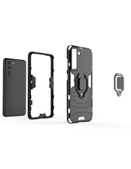 Cover Galaxy S21 FE PC TPU Anello Magnetico | Melacompro