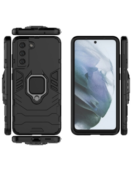 Cover Galaxy S21 FE PC TPU Anello Magnetico | Melacompro