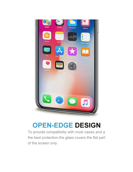Tempered Glass iPhone XS / X 9H | Melacompro