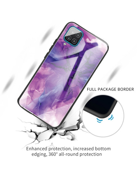 Cover Galaxy A12 5G Glass Viola | Melacompro
